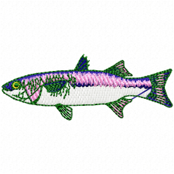 Fishes Embroidery Design 1 Fishes Embroidery Design 1